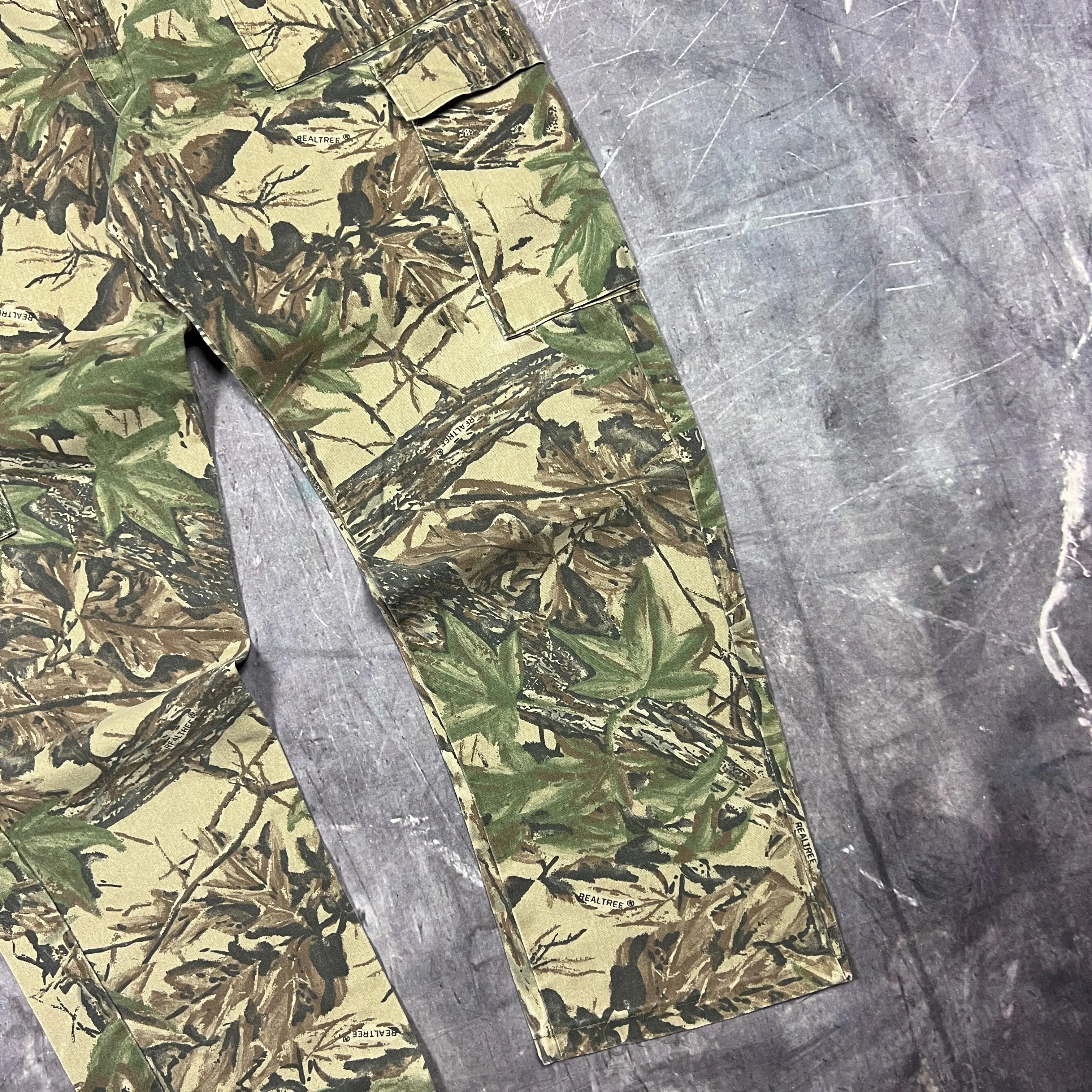 90s Baggy Camo Realtree Cargo Pants 40x31 AW09