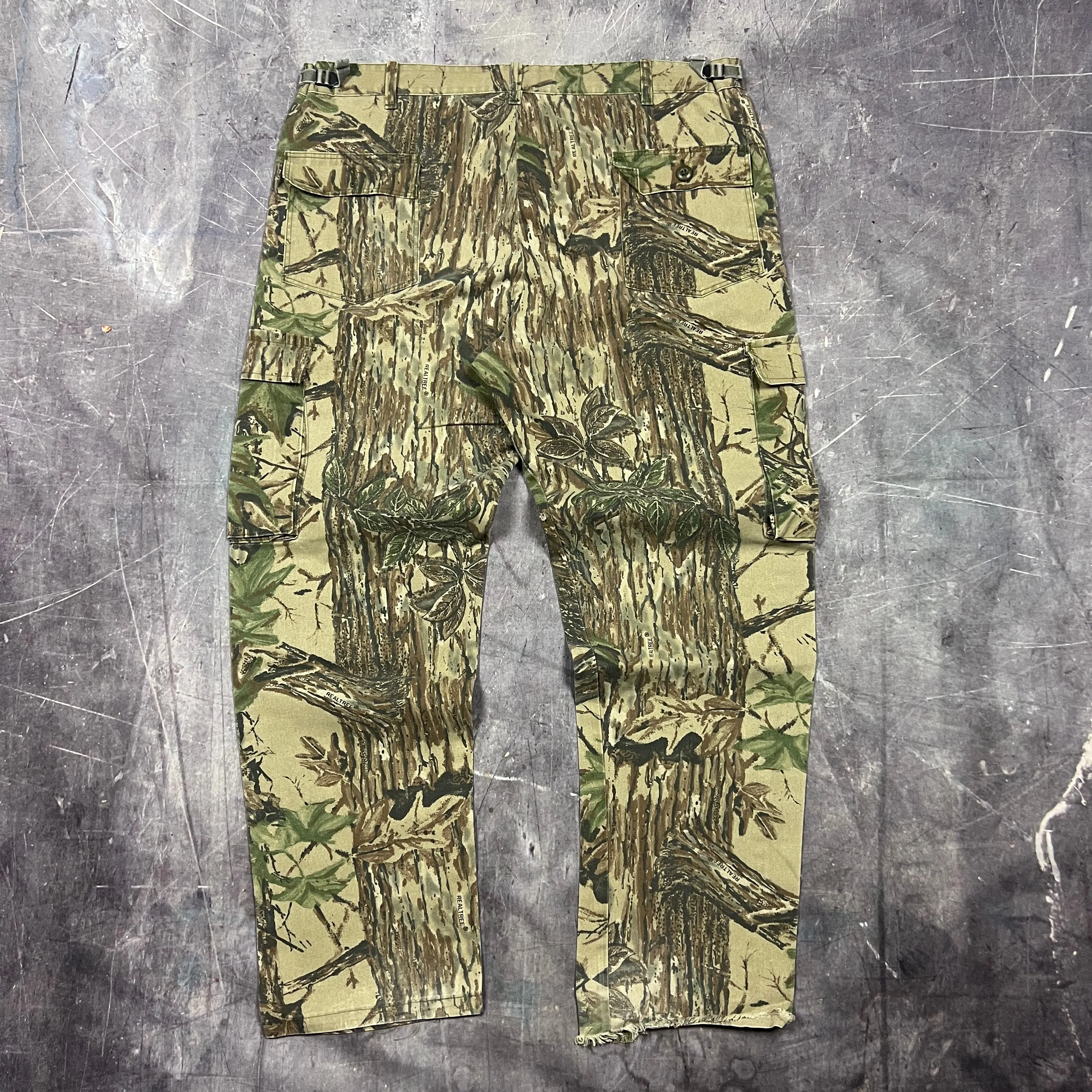 90s Baggy Camo Realtree Cargo Pants 40x31 AW09