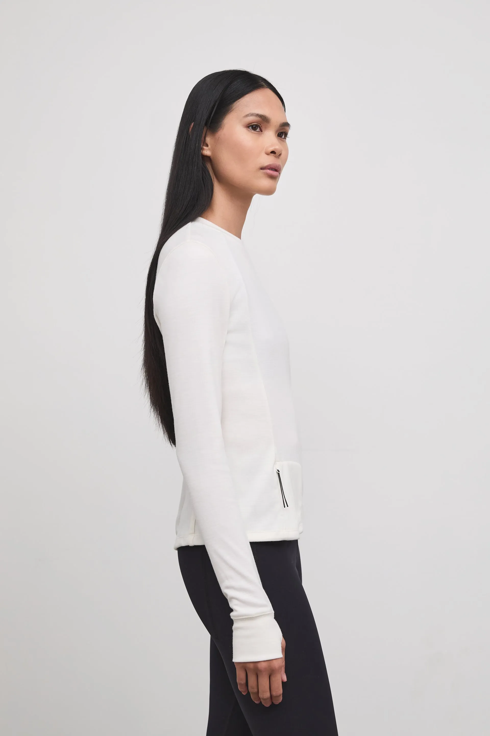 ANNE LONG SLEEVE CREW
