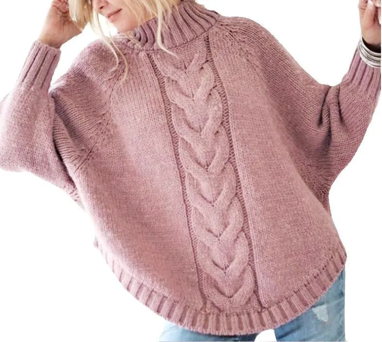 Baggy bat sleeve sweater