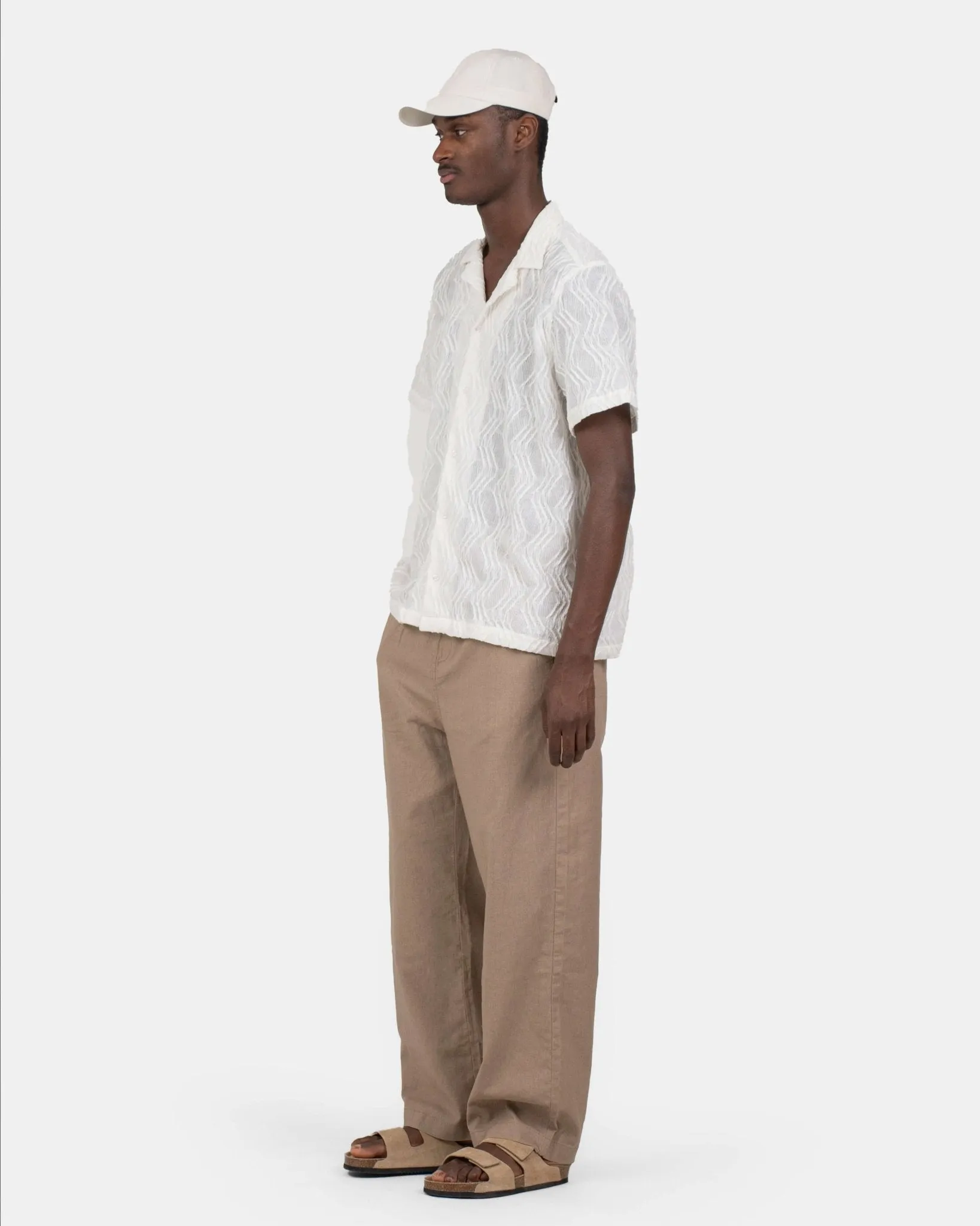 Baggy Hørbukser Mokka
