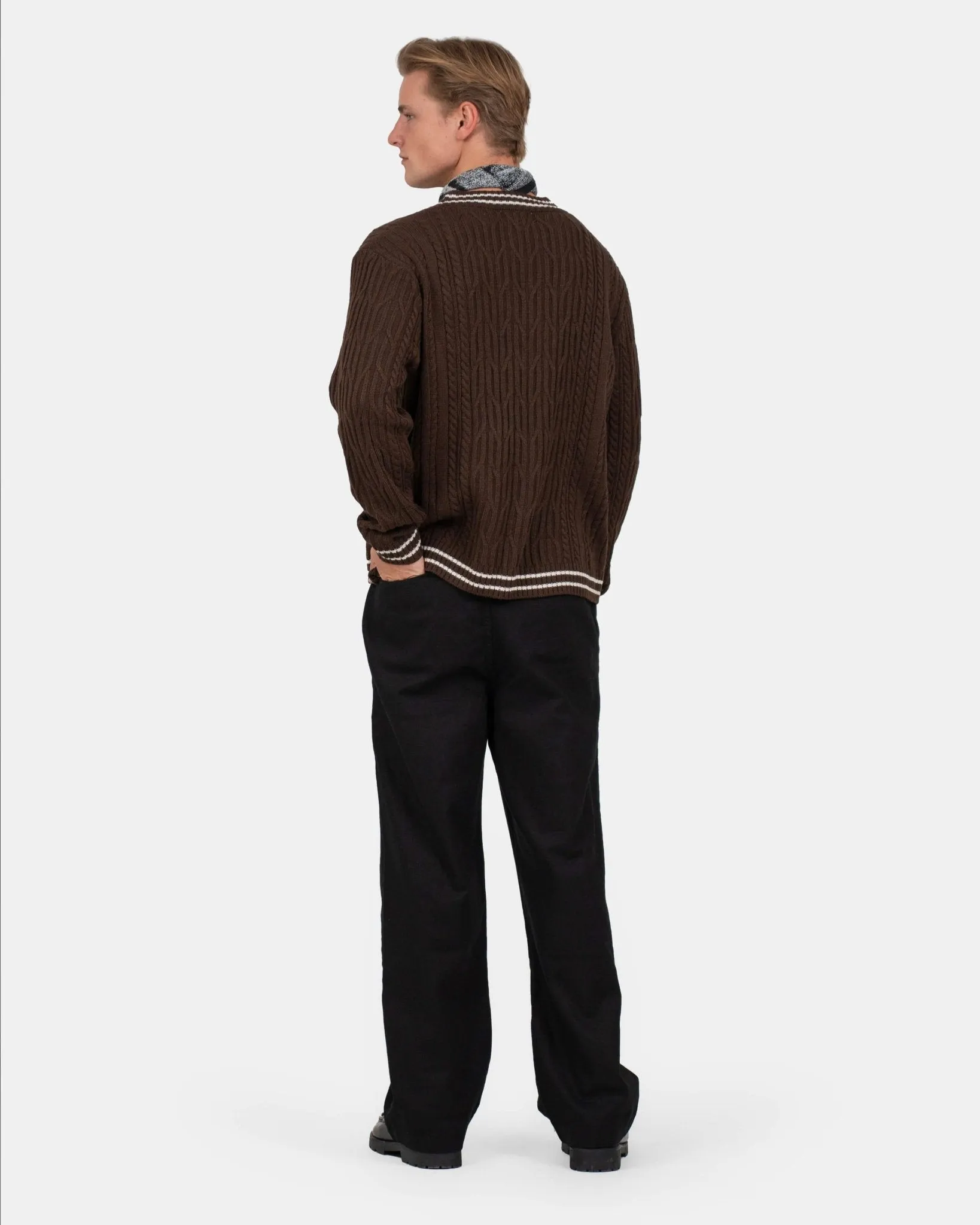 Baggy Hørbukser Sort