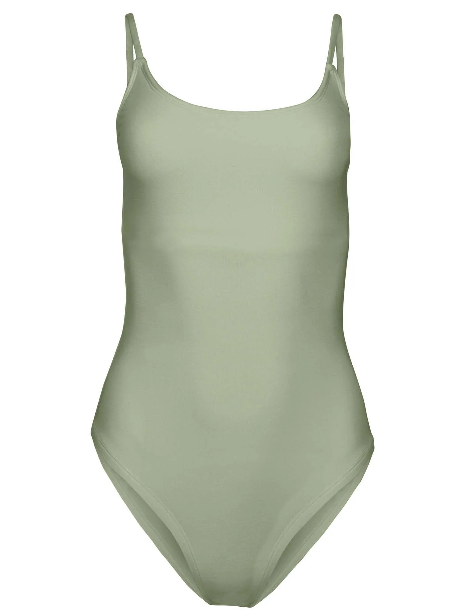 Bamboo Strappy Bodysuit - Eucalyptus
