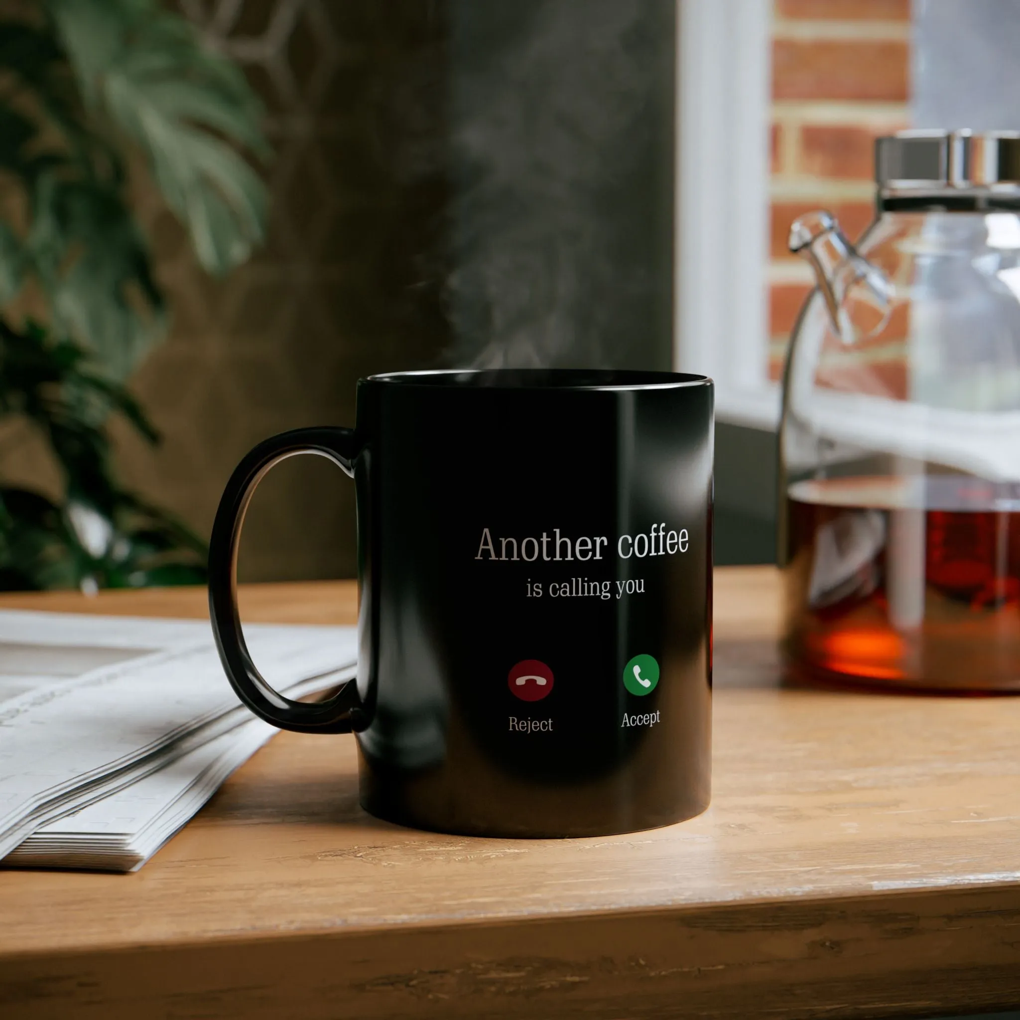 Black Mug: Another Coffee