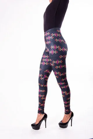 Black Navajo Tribal Leggings