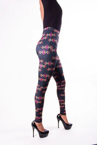 Black Navajo Tribal Leggings