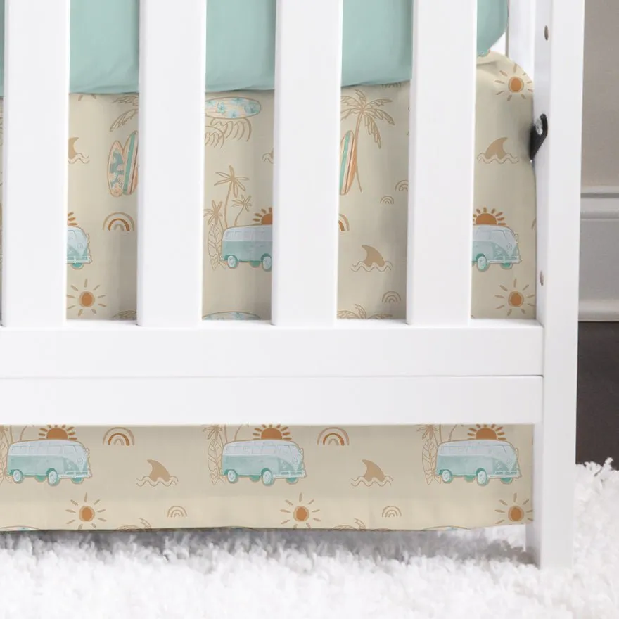 Boho Surfer Crib Skirt