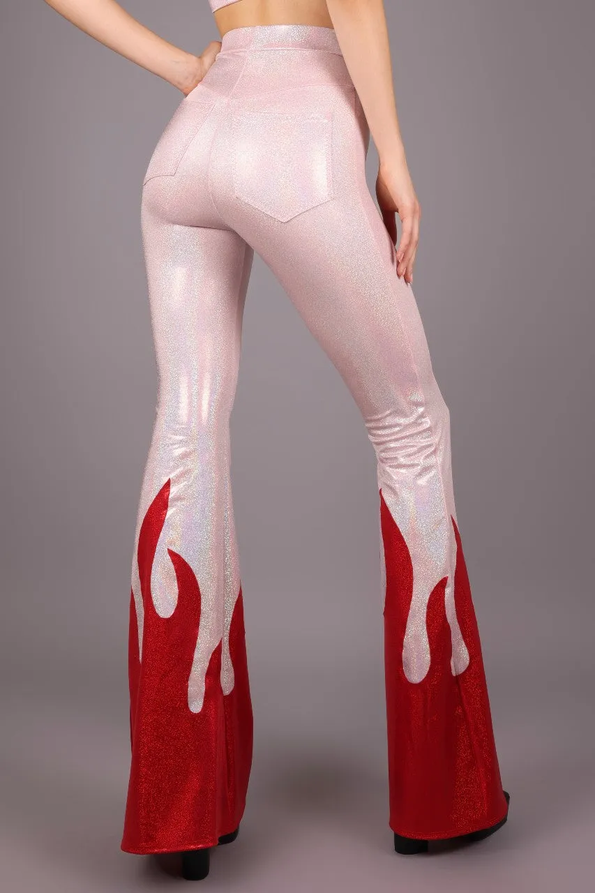 Candy Flames Bell Bottom Leggings