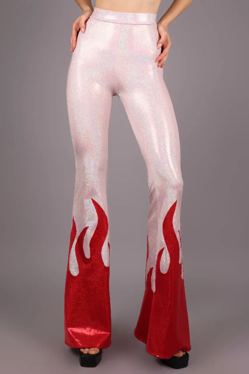 Candy Flames Bell Bottom Leggings