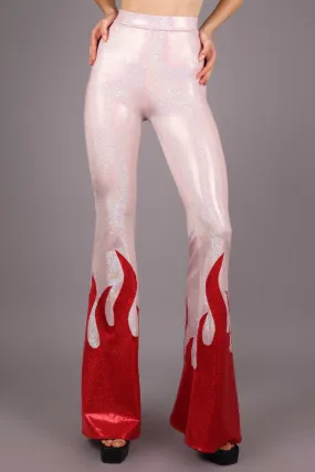 Candy Flames Bell Bottom Leggings