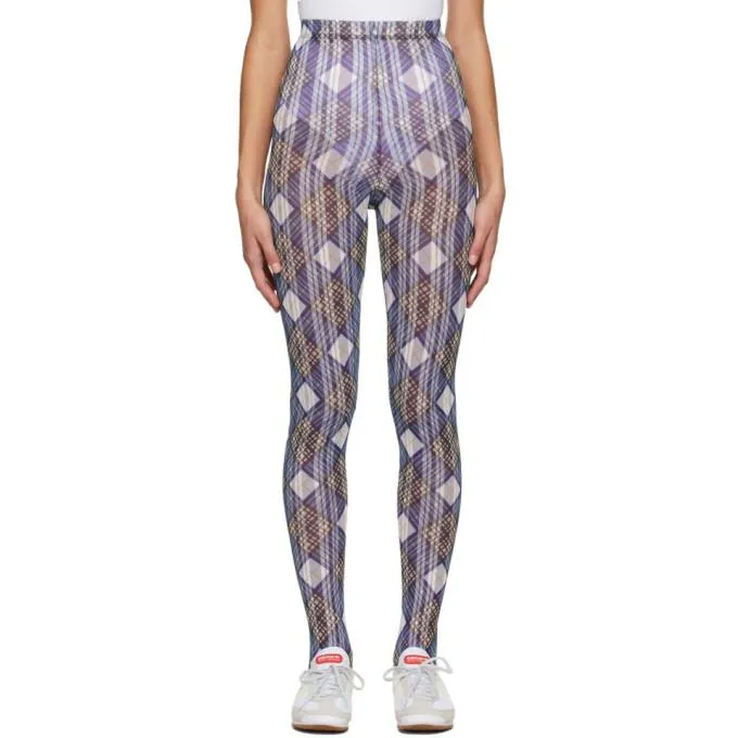 Chopova Lowena Blue Diamond Leggings