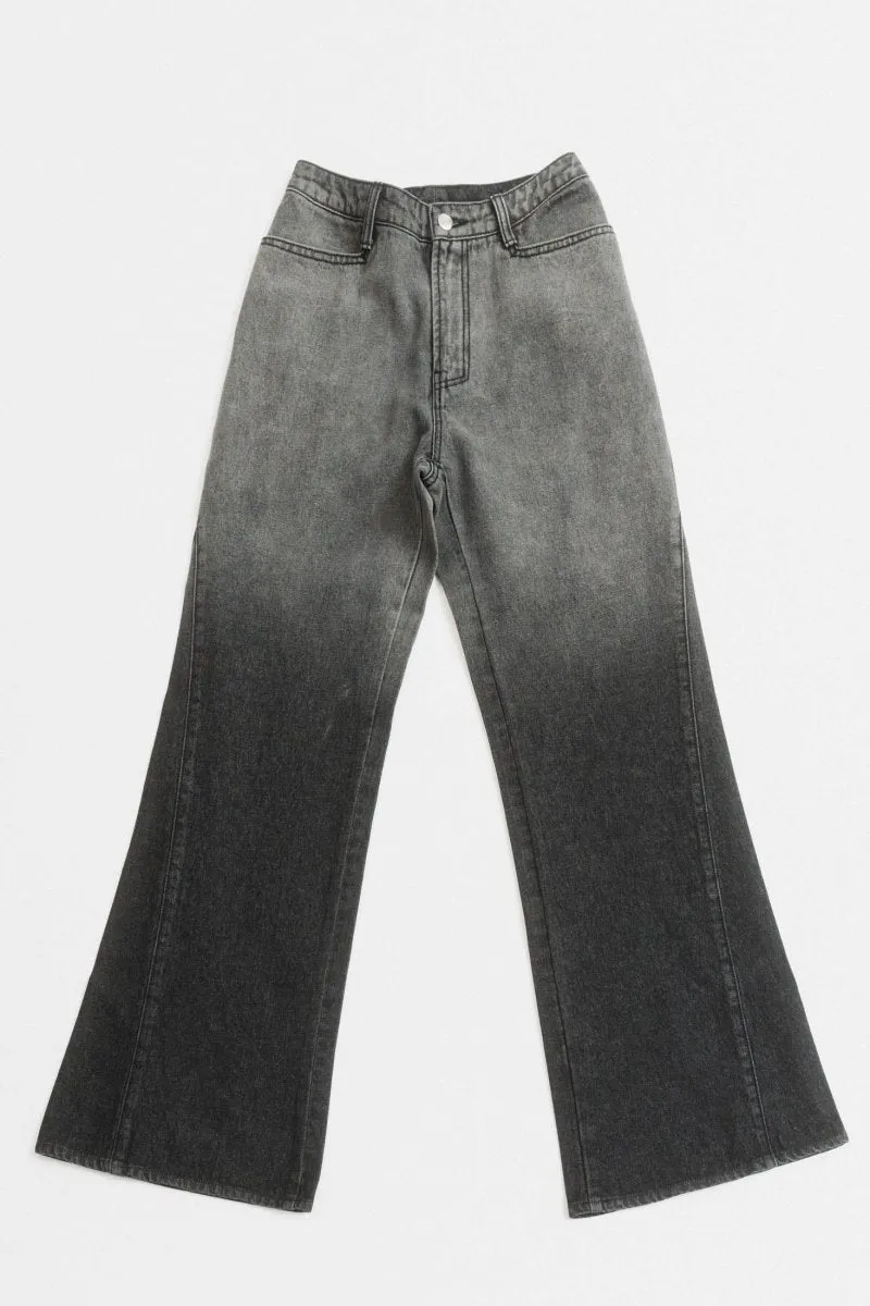 denim baggy pants/3color