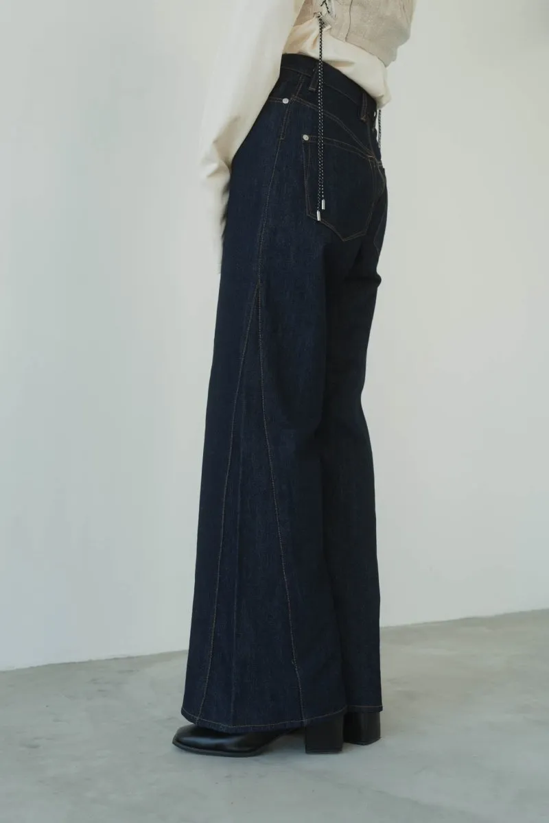 denim baggy pants/blue