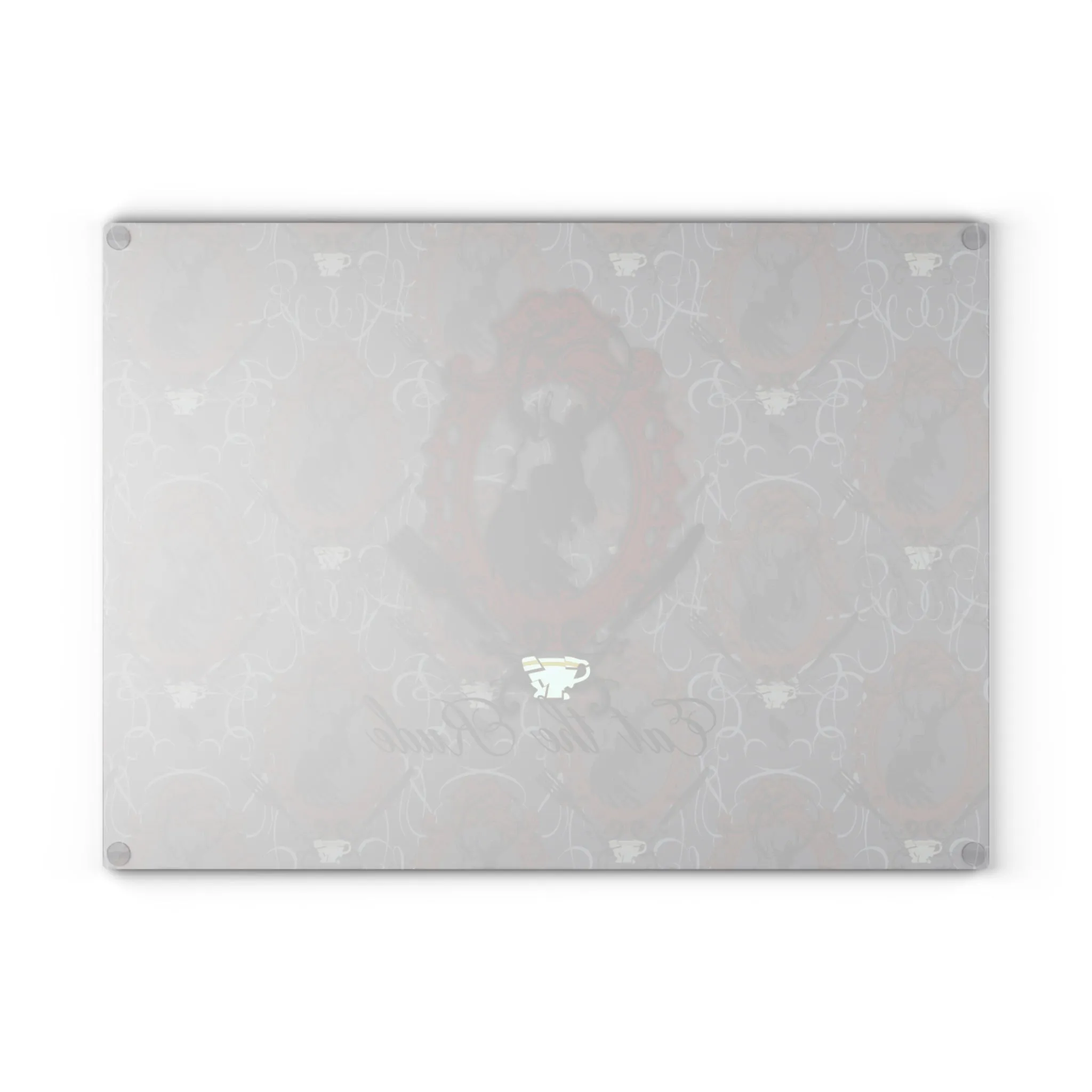 Eat the Rude - Glass Cutting Board