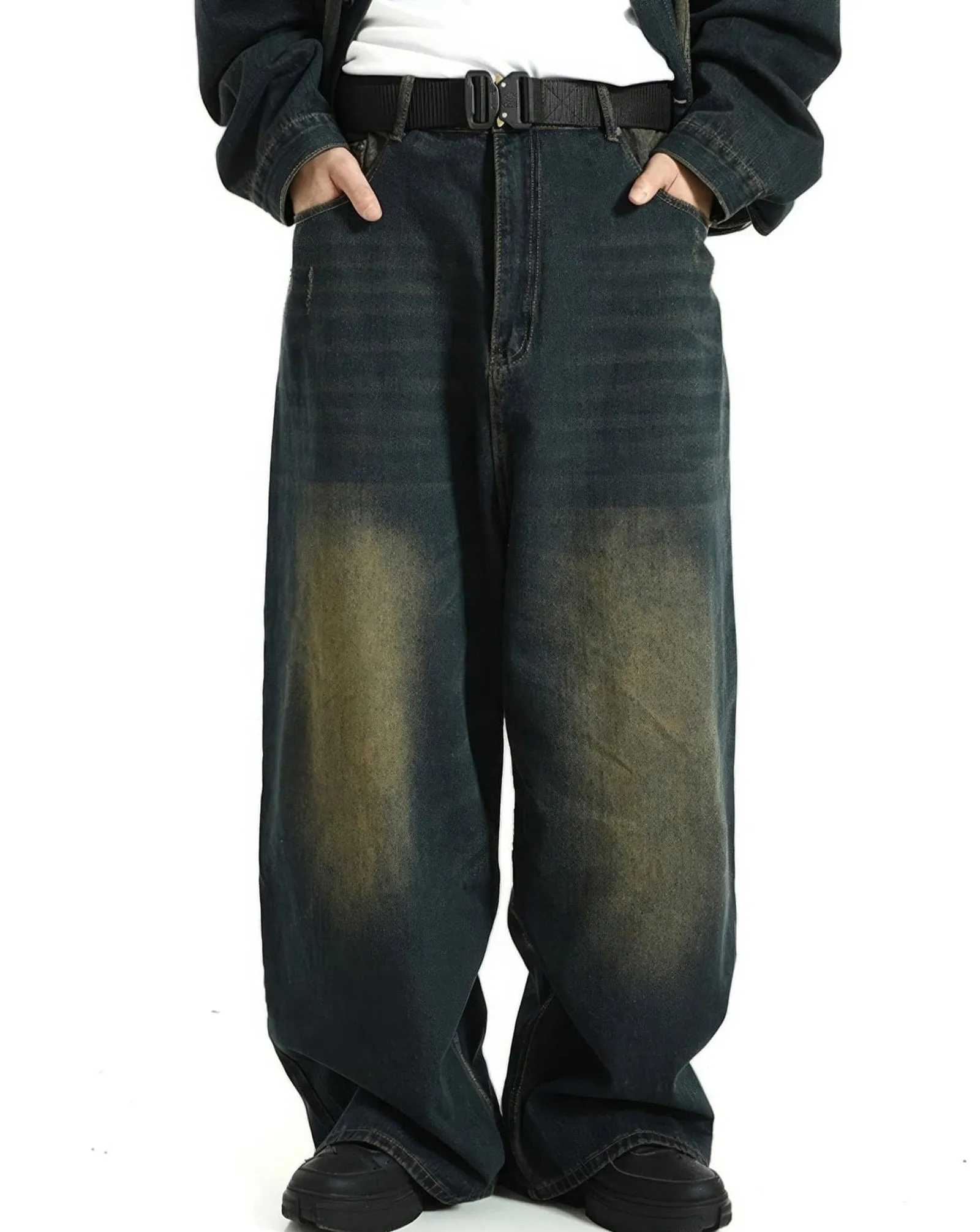 Extra Baggy Washed Retro Jeans