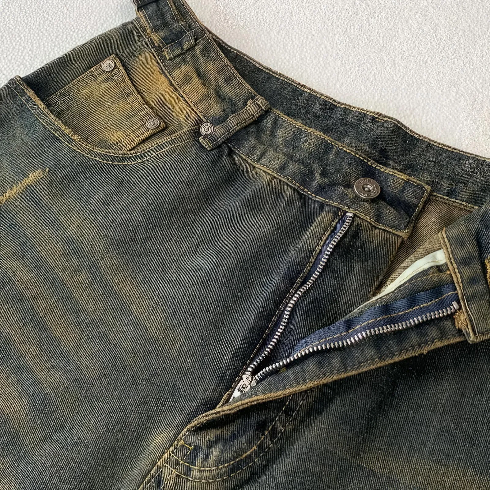 Extra Baggy Washed Retro Jeans
