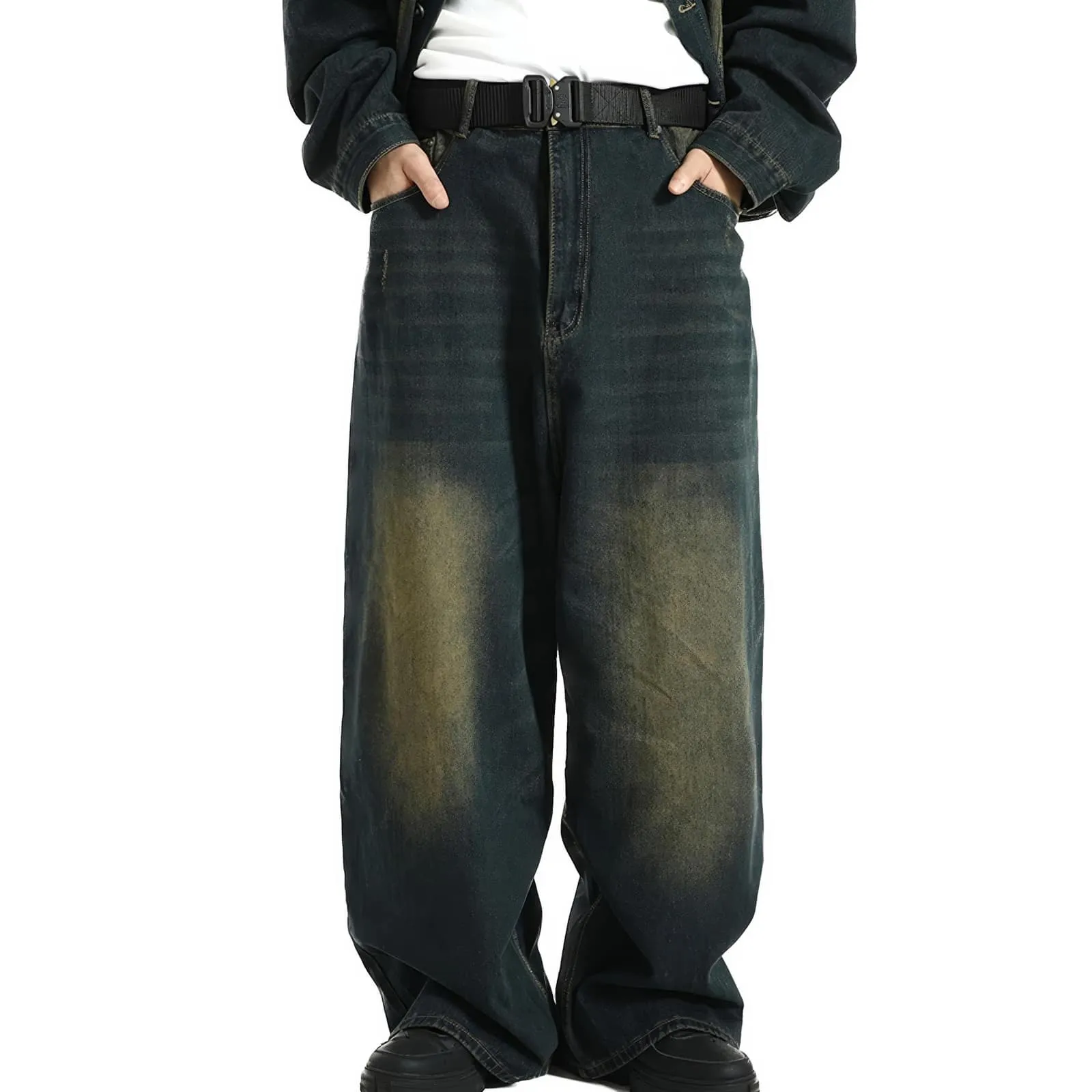 Extra Baggy Washed Retro Jeans