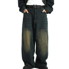 Extra Baggy Washed Retro Jeans