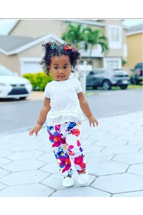 Floral Print Leggings