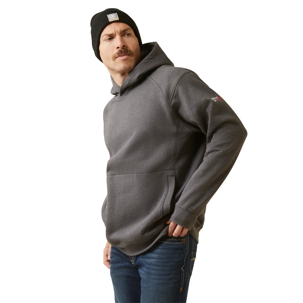 Fr Rev Pullover Hoodie - 010-Charcoal Heather | Ariat 10046643