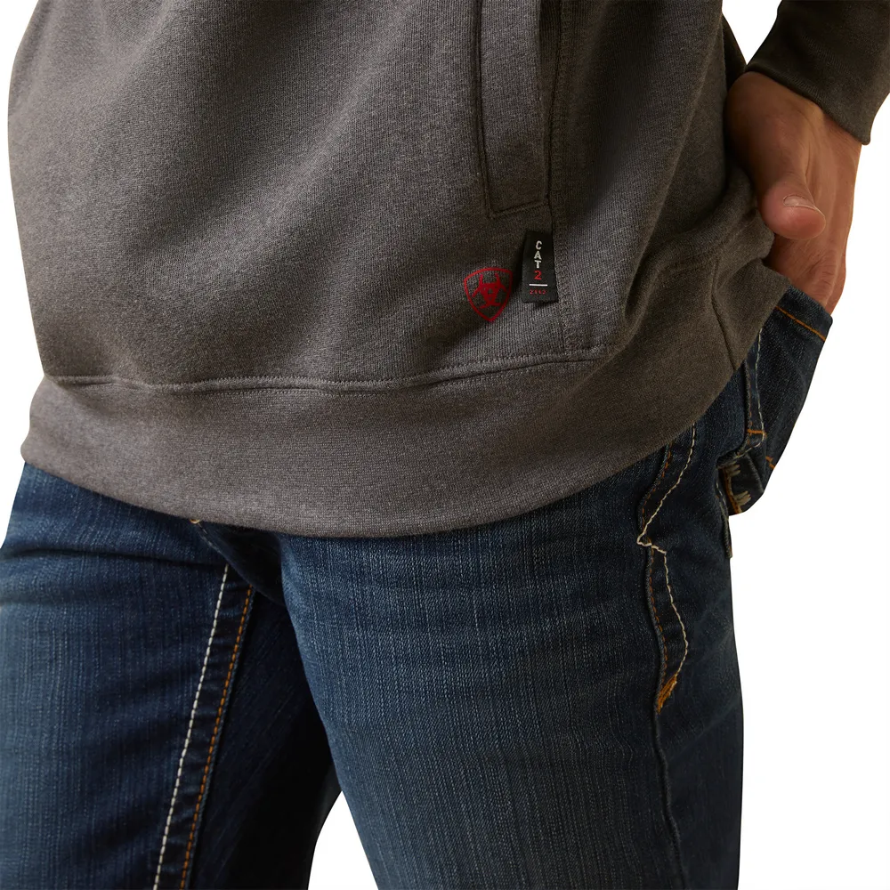 Fr Rev Pullover Hoodie - 010-Charcoal Heather | Ariat 10046643