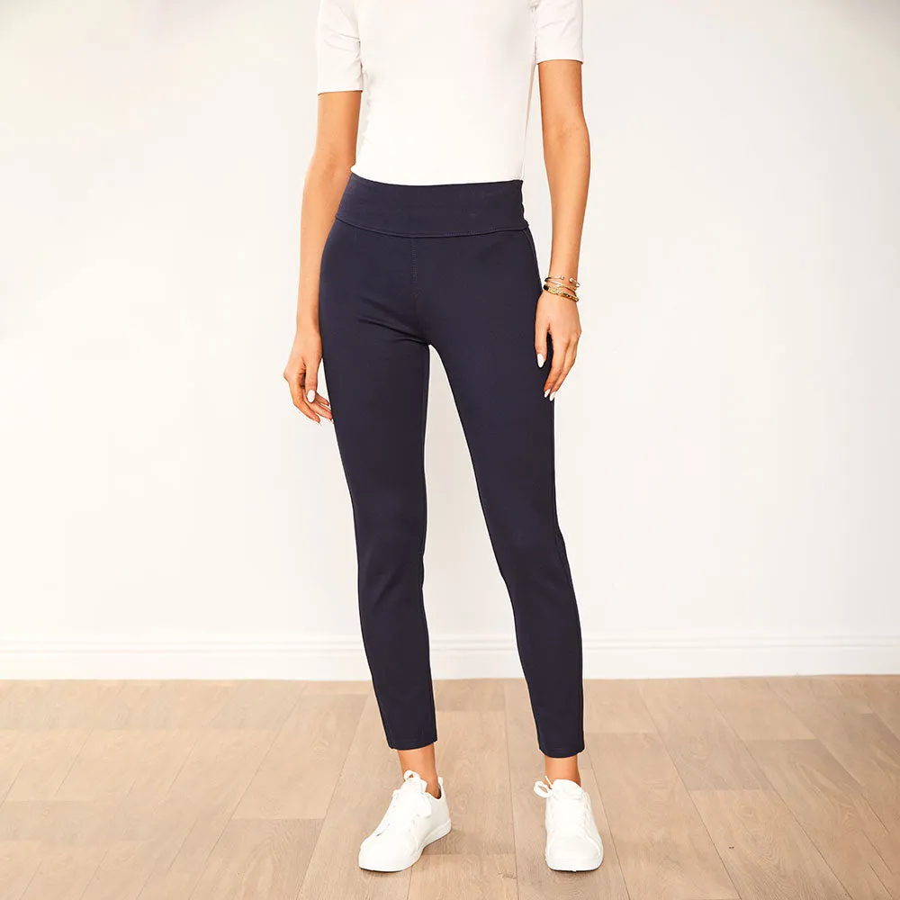 Holly Stretch Spandex Leggings (Navy)