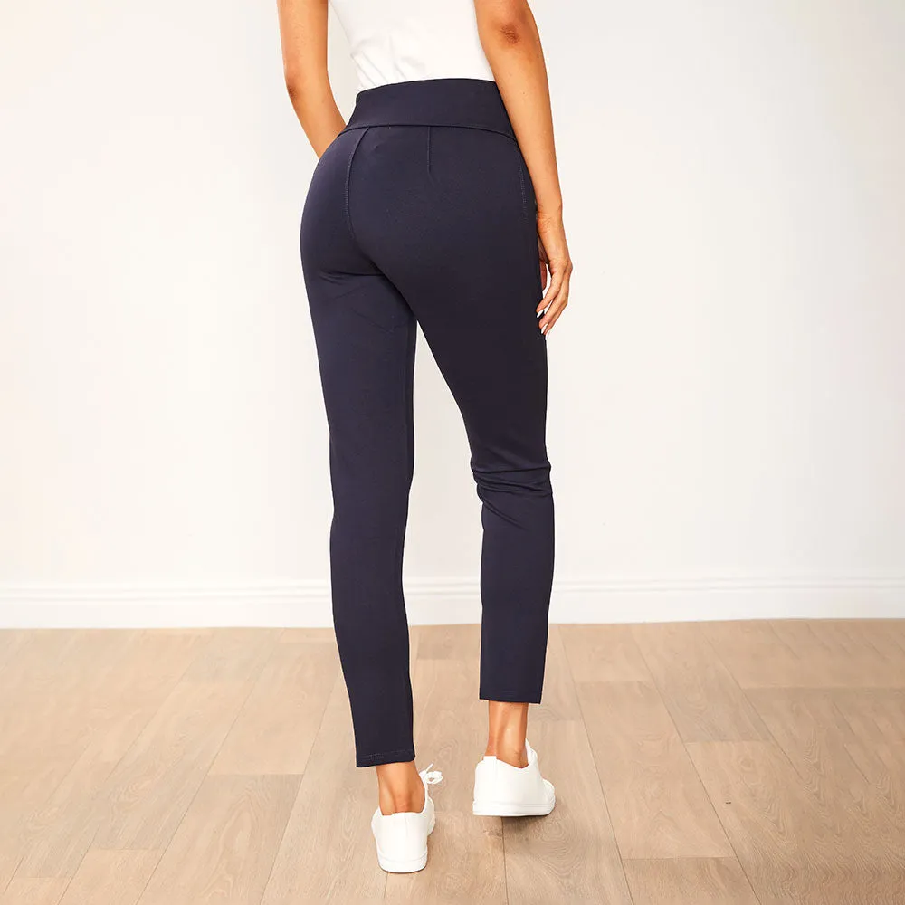 Holly Stretch Spandex Leggings (Navy)