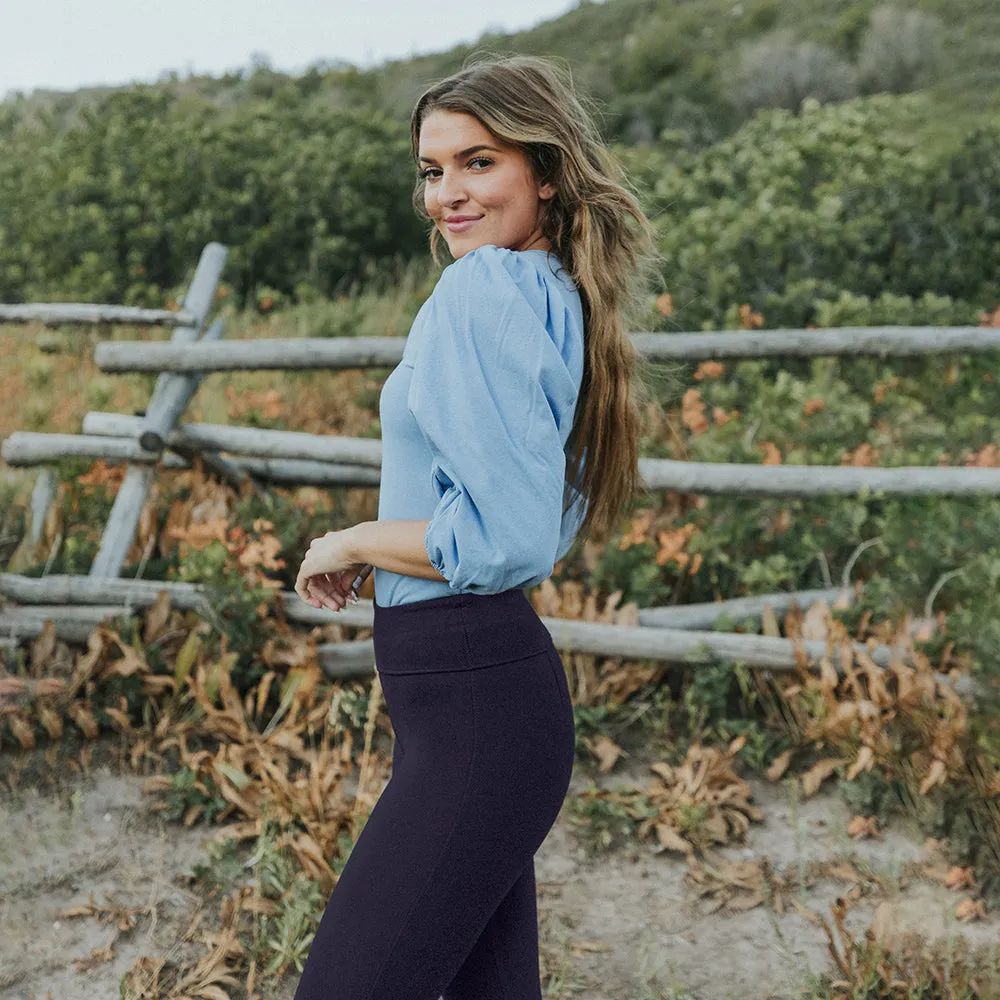 Holly Stretch Spandex Leggings (Navy)