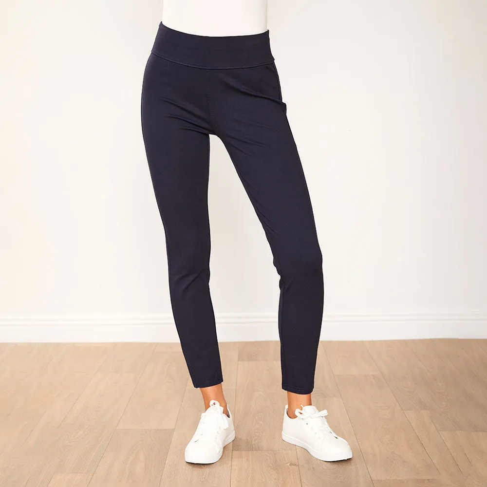 Holly Stretch Spandex Leggings (Navy)