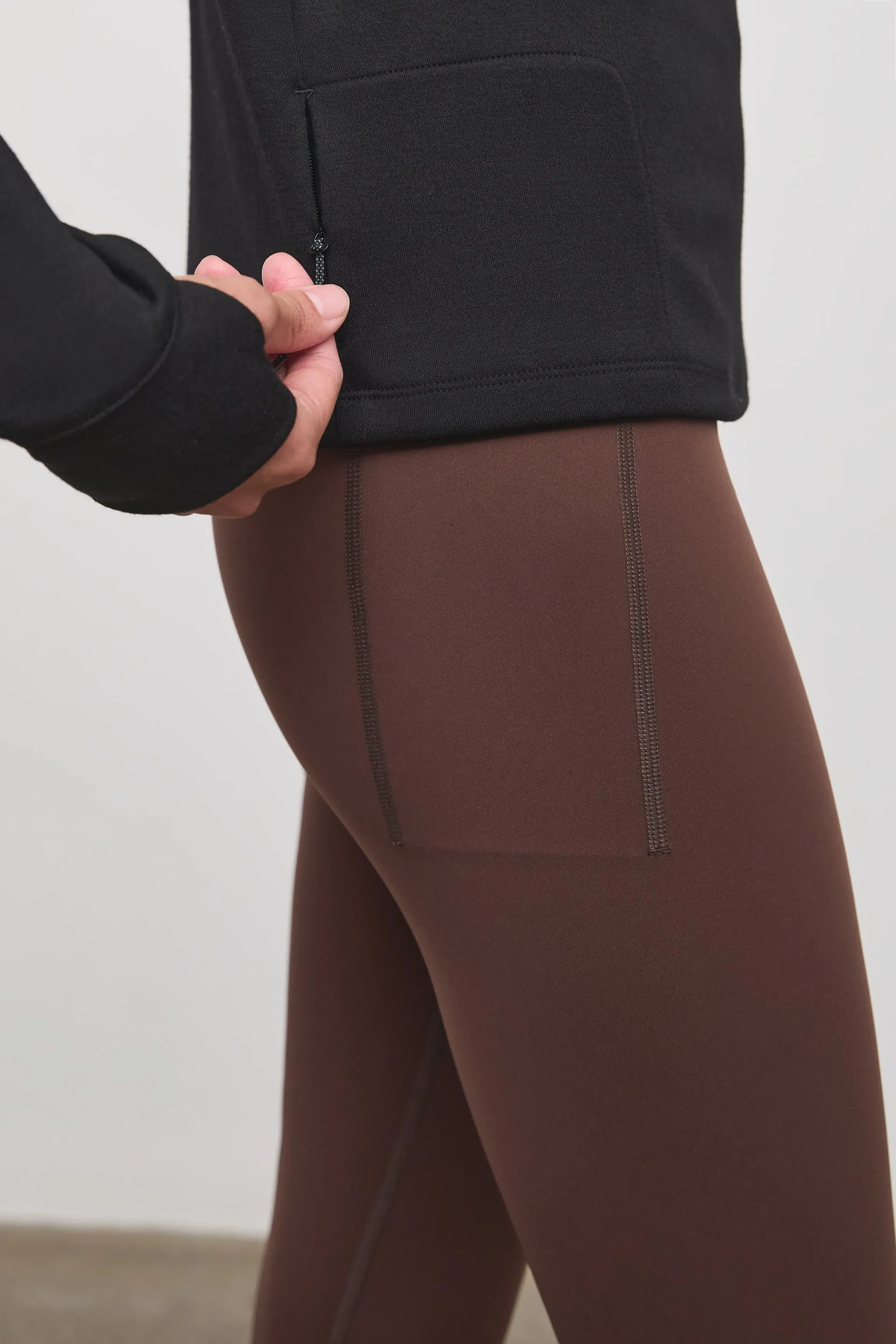 JORIE QUARTER ZIP IN MERINO