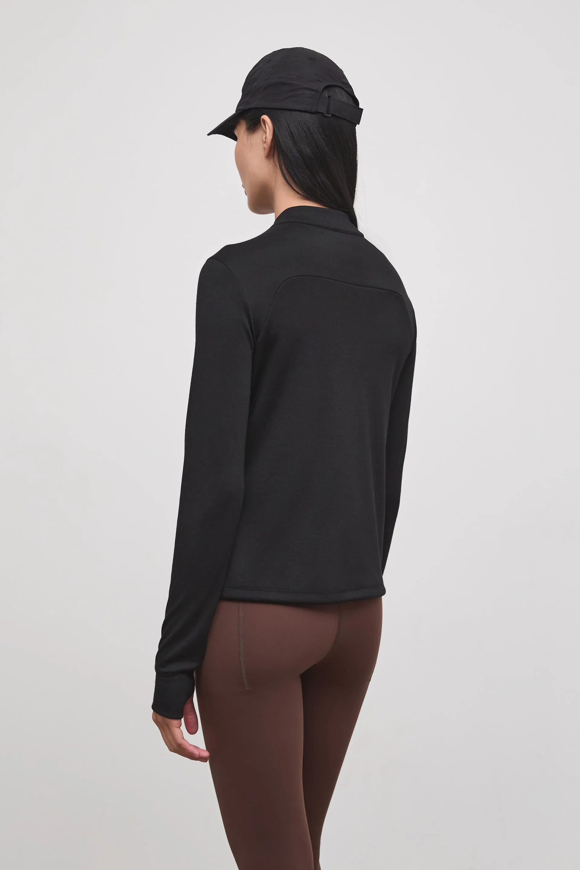 JORIE QUARTER ZIP IN MERINO