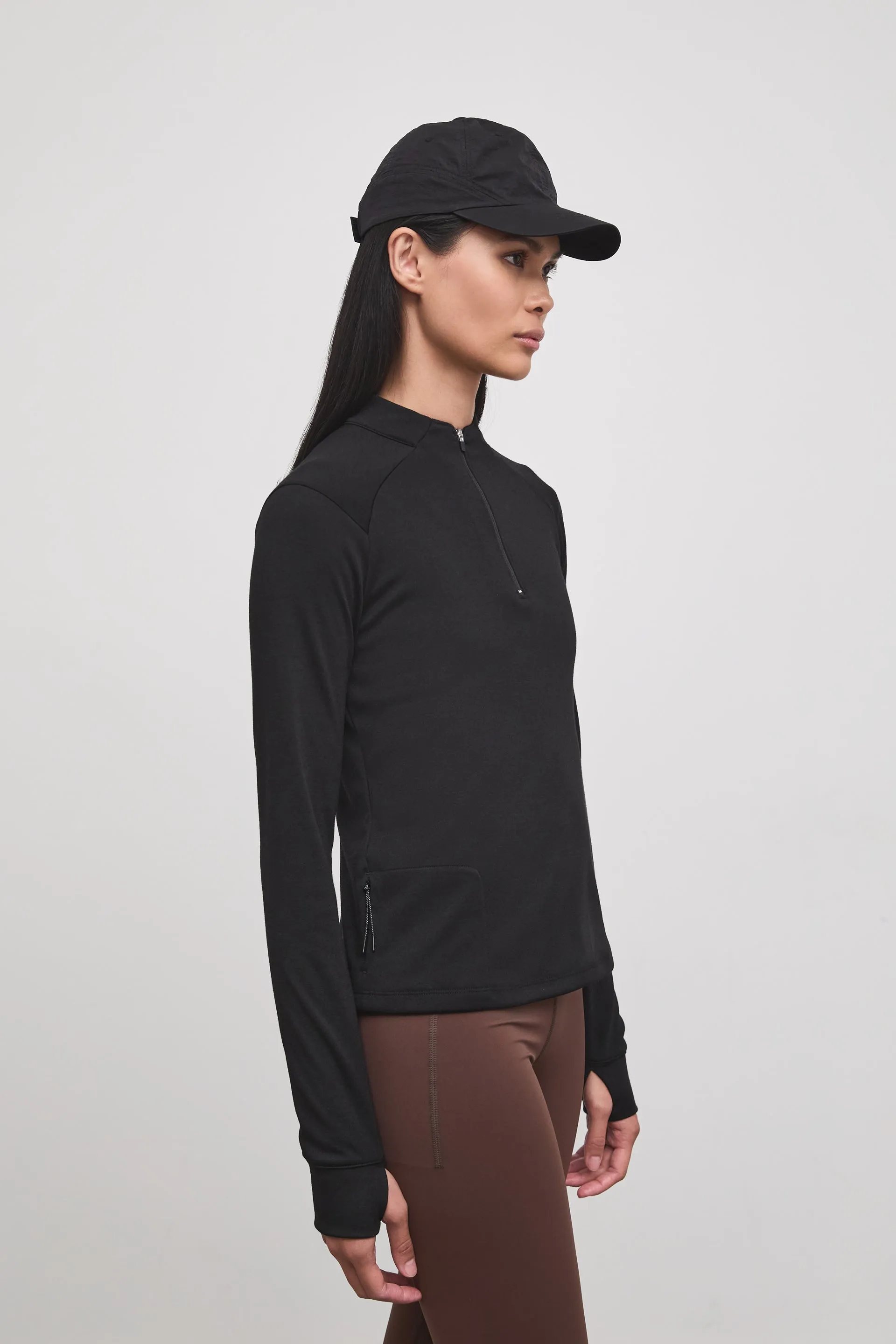 JORIE QUARTER ZIP IN MERINO