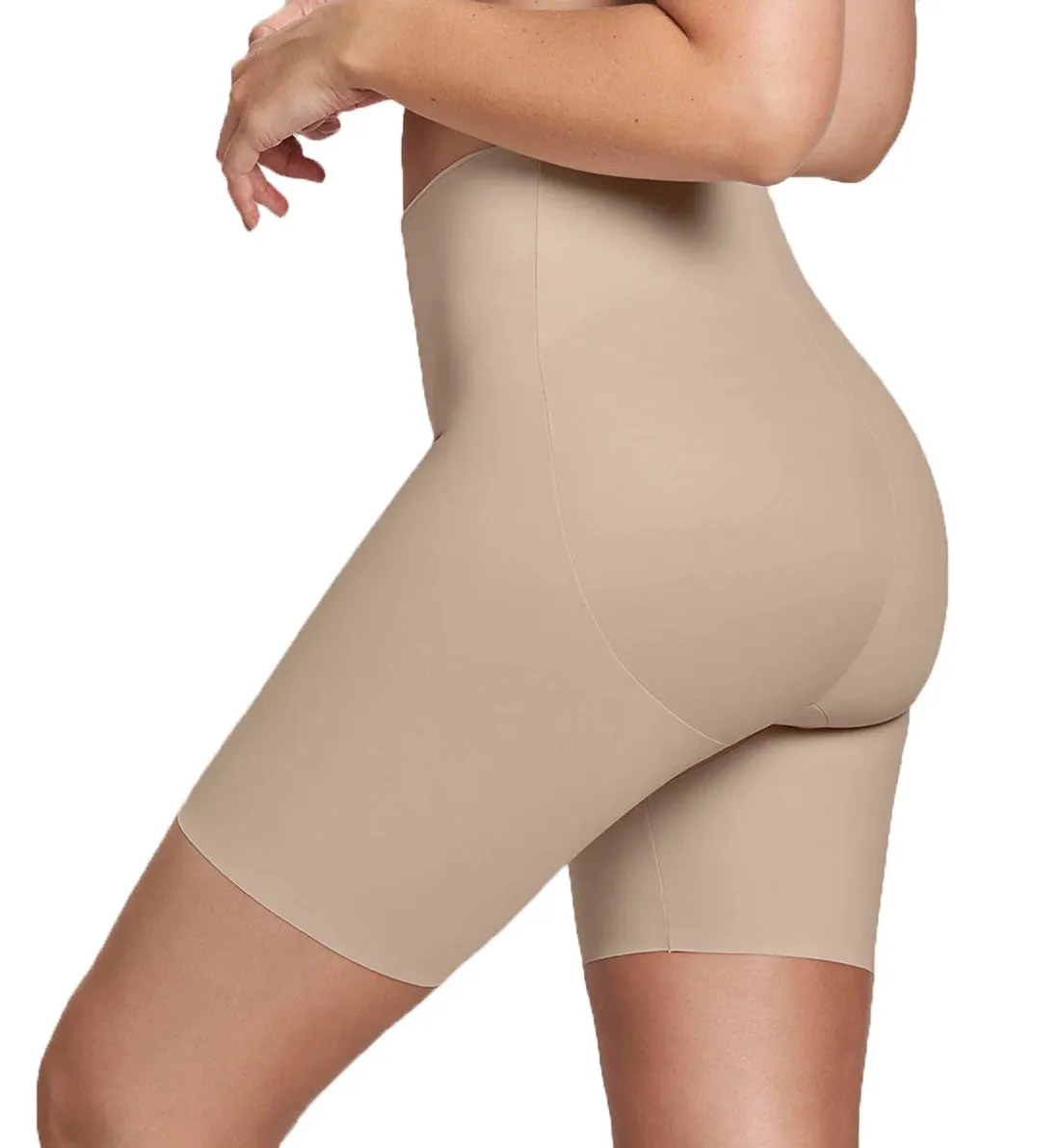 Leonisa Midrise Anti Chafing Butt Lifter Shaper Short (012992) - Nude