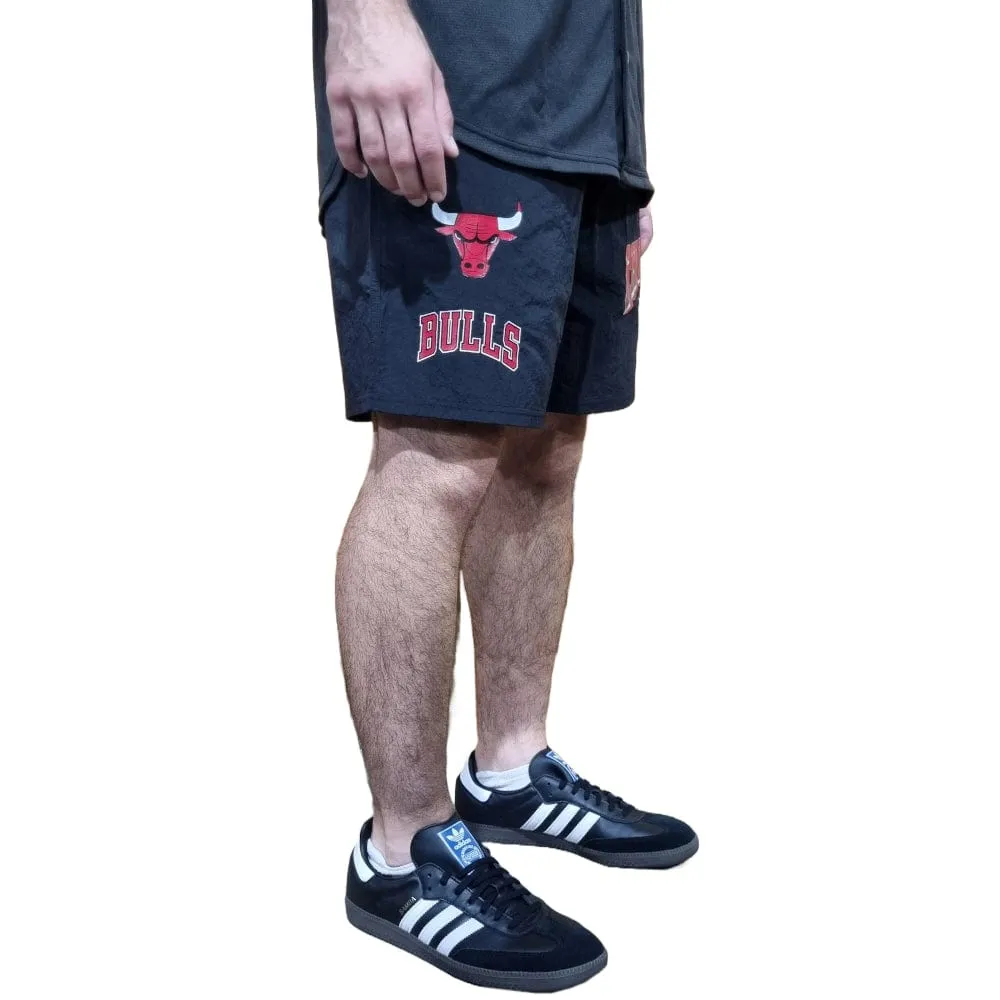 NBA Essentials Angola Nylon Short Chicago Bulls - Black