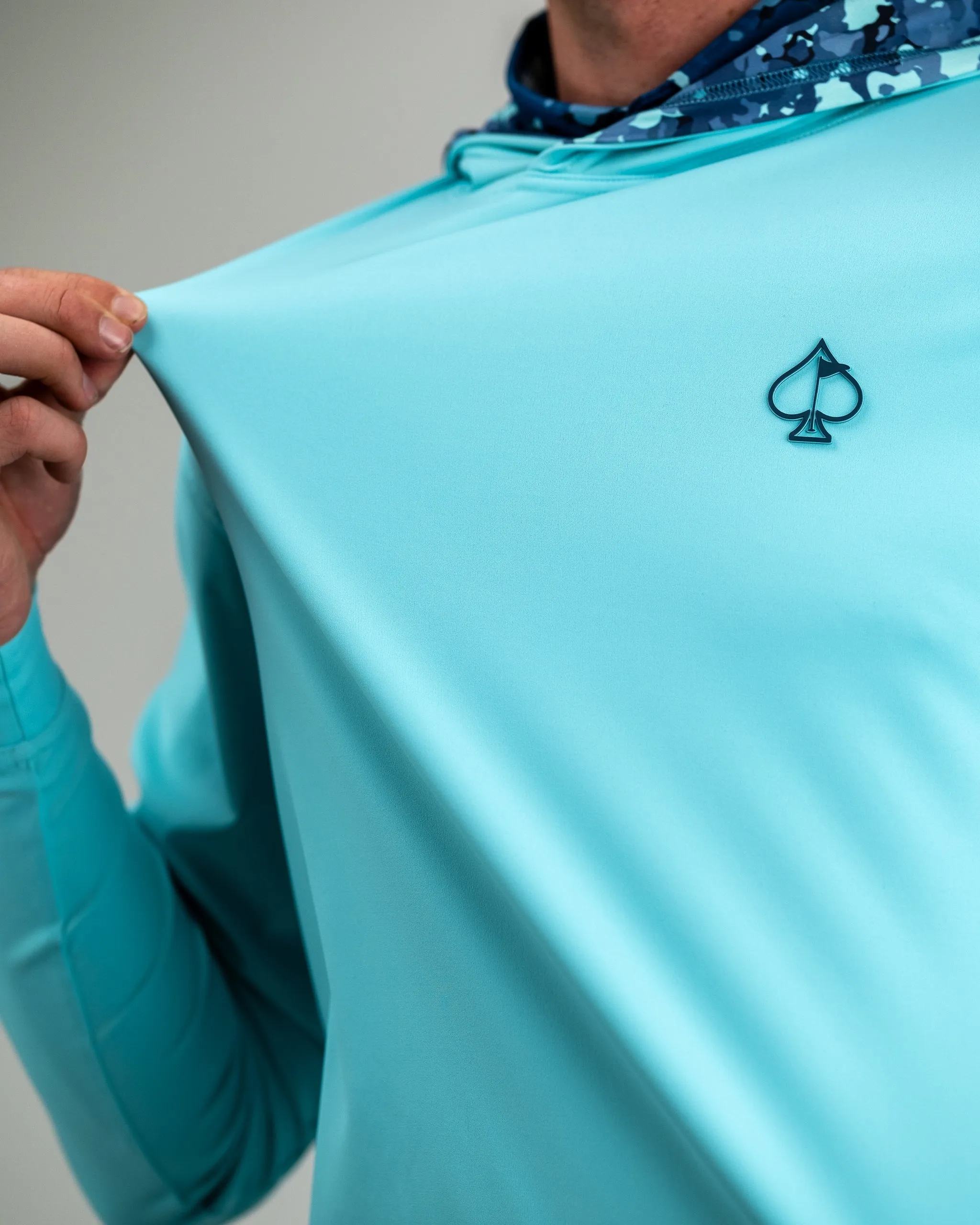 Performance Golf Hoodie - Electric Camo