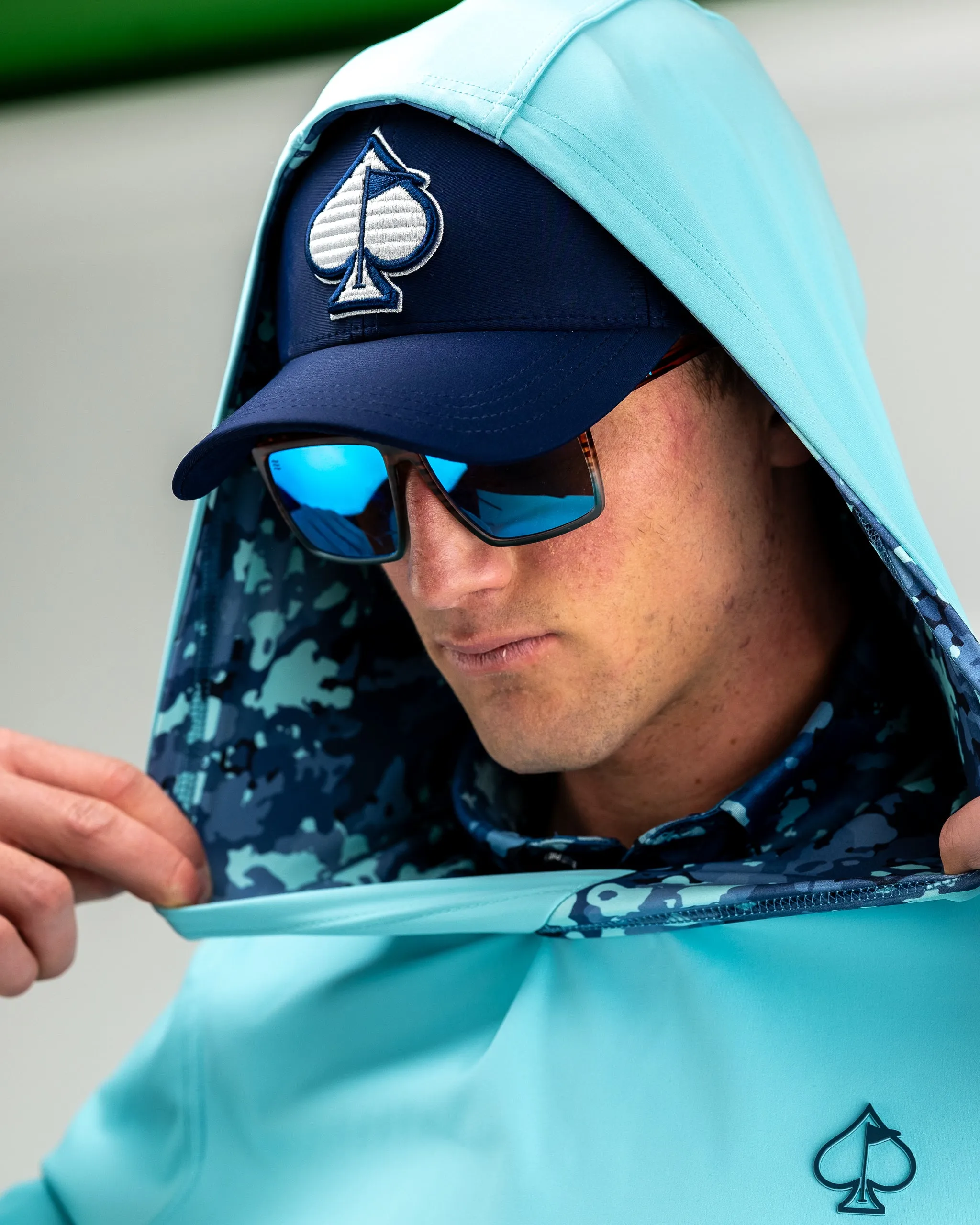 Performance Golf Hoodie - Electric Camo