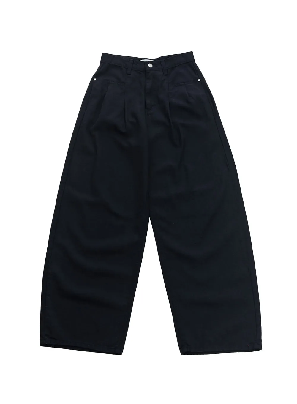 Pintuck Cotton Baggy Pants CA521
