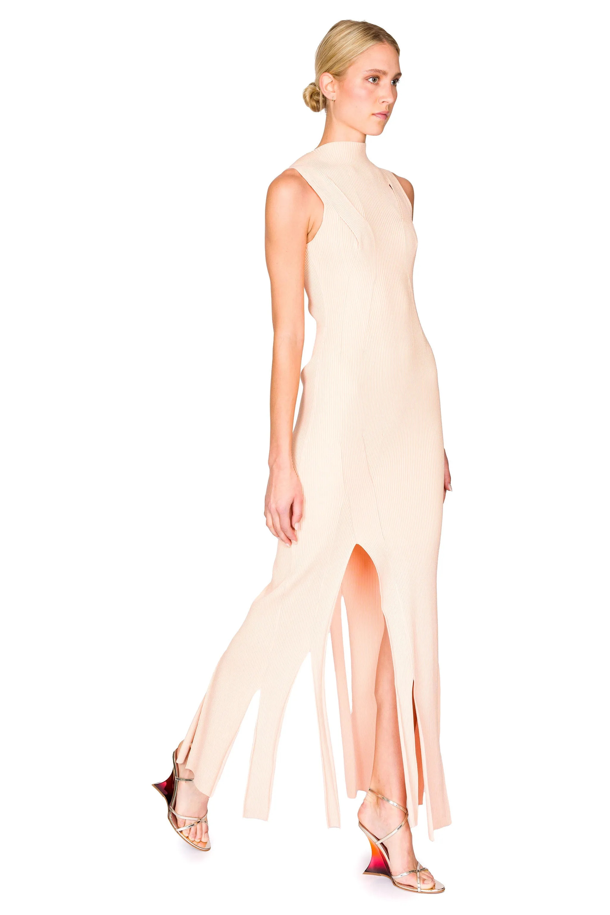 Plait Detail Sleeveless Dress