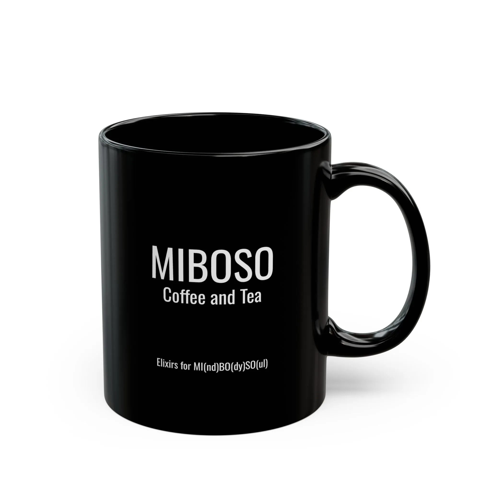 "MIBOSO" Black Mug 11 oz,