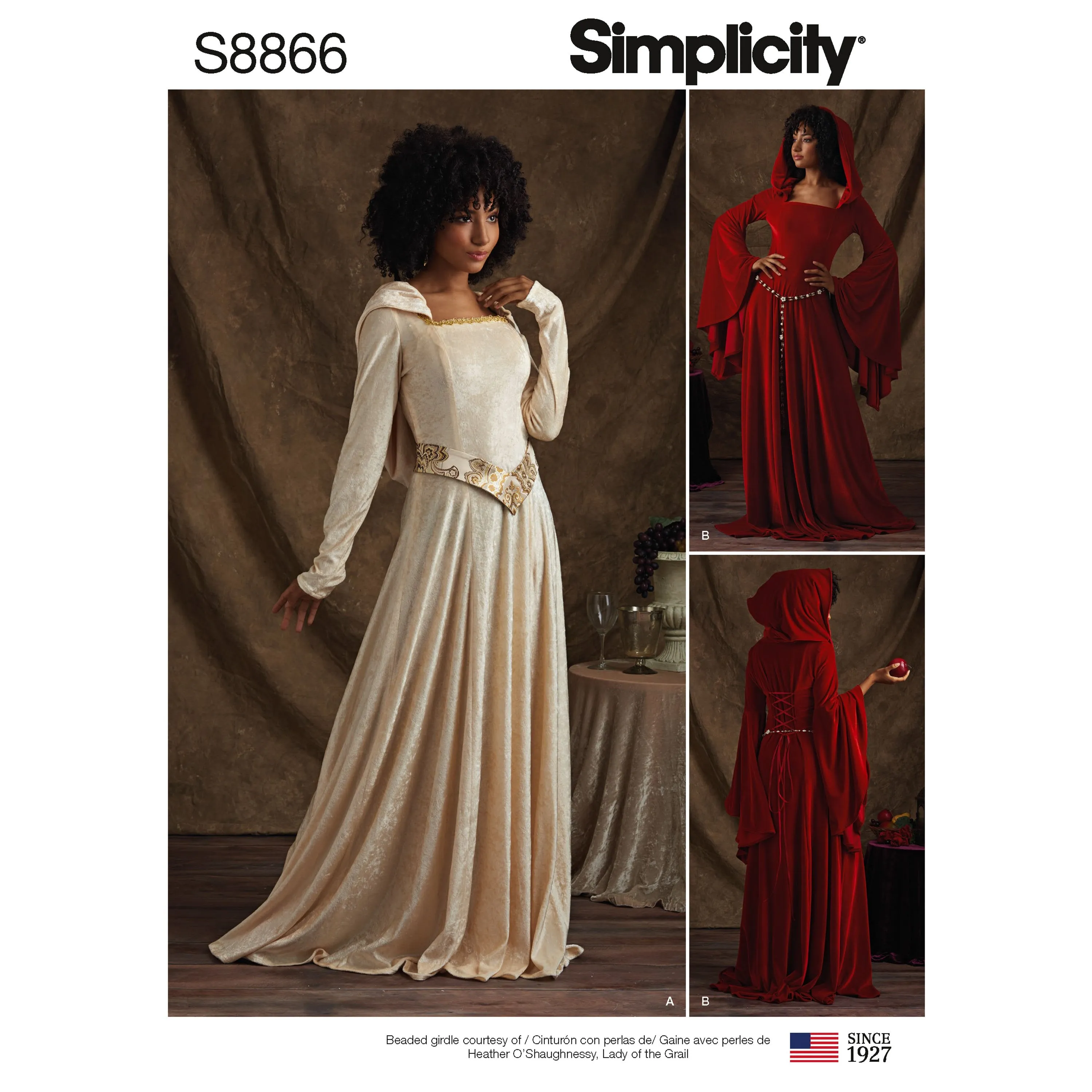 Simplicity Pattern 8866 misses / miss petite knit costumes