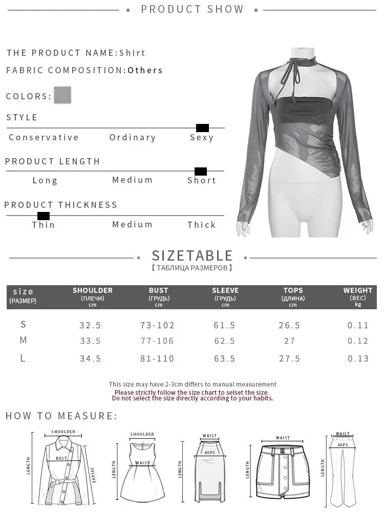 Urban Chic Mesh Crop Top with Ruched Detail
