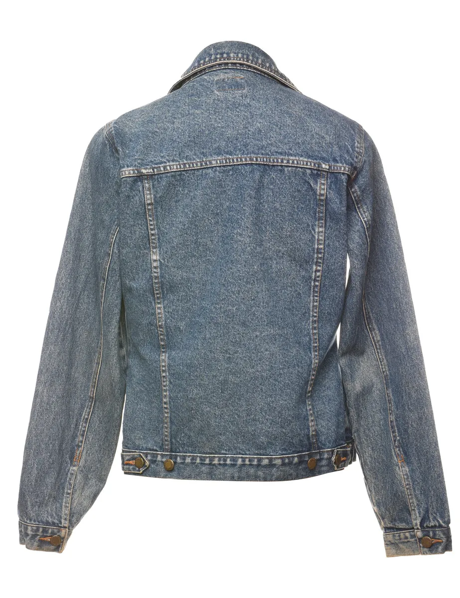 Wrangler Classic Faded Wash Denim Jacket - M