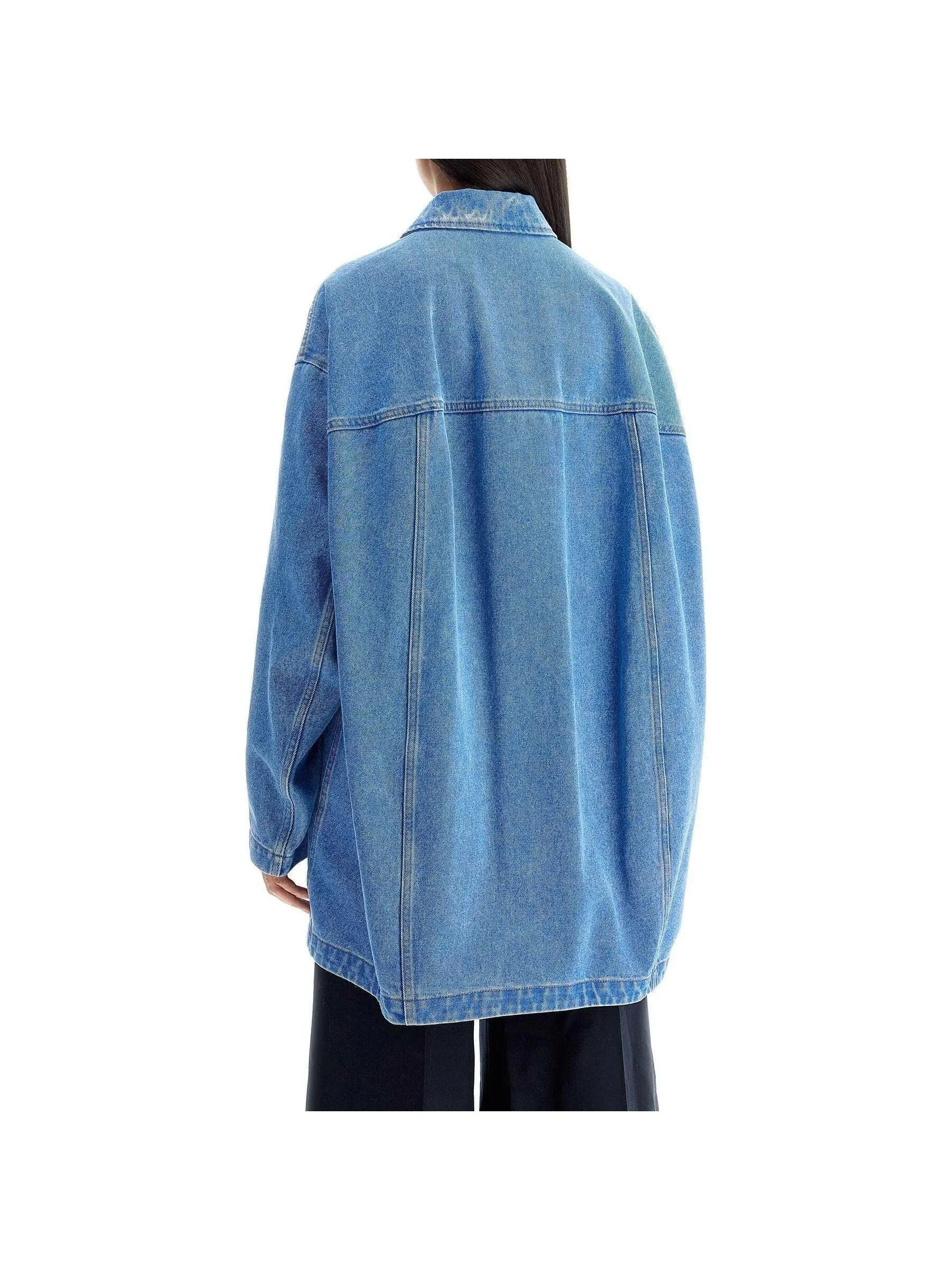 Zip-Up Organic Denim Jacket